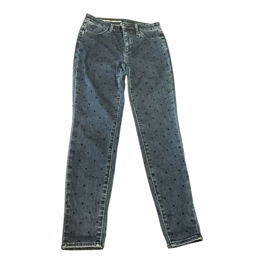 Talbots High-Waist Jegging Ankle Jeans Polka Dot | Women’s Size 2P - Picture 2 of 8